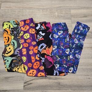 LuLaRoe Kids Leggings - Halloween and Space Themes